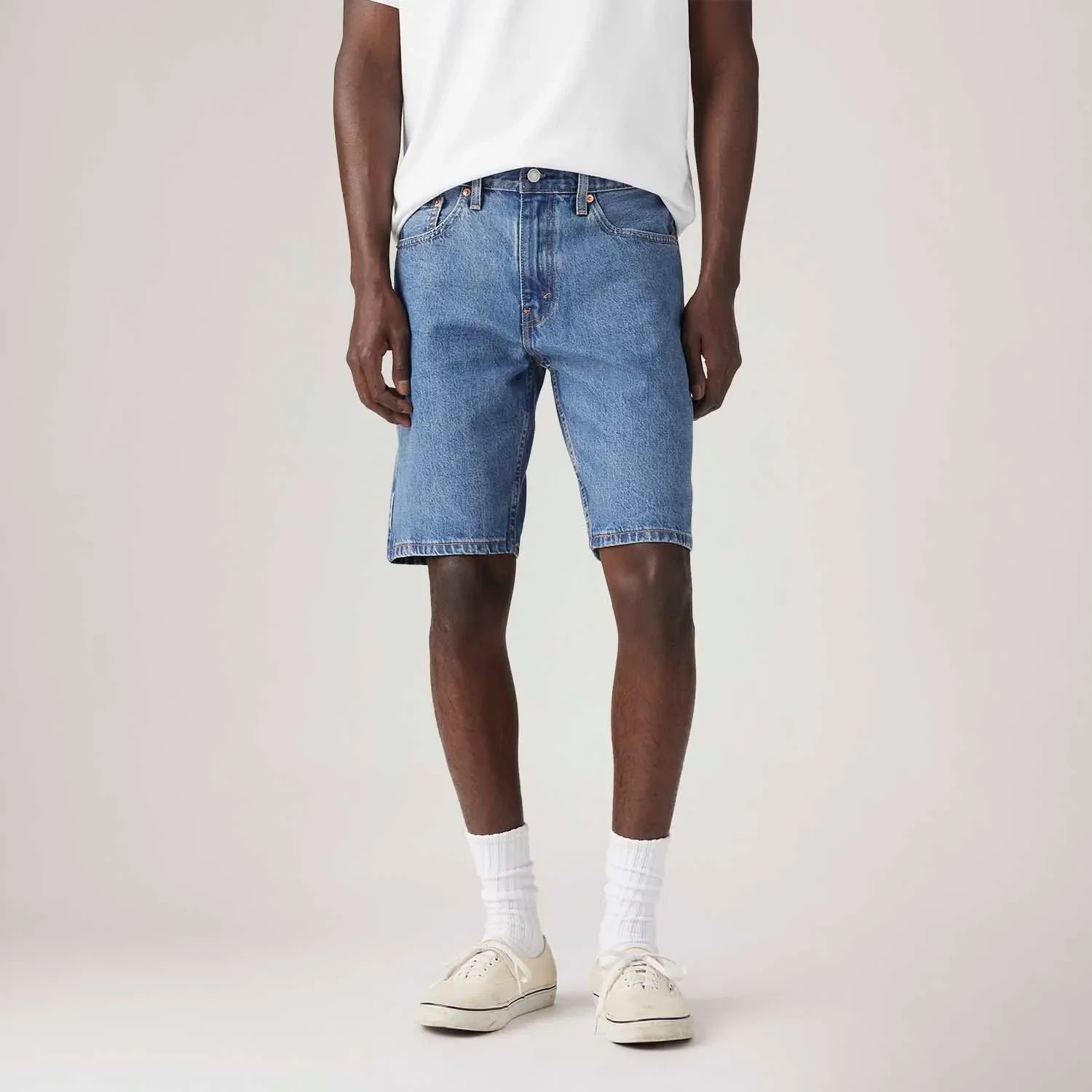Bermuda Jeans Levi's® 405® Standard Lavagem Clara