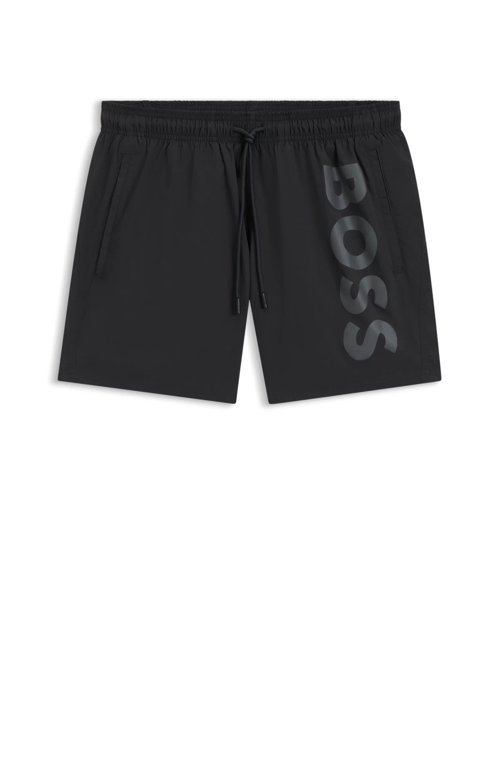 Shorts De Banho Com Logo Contrastante — imagem 1