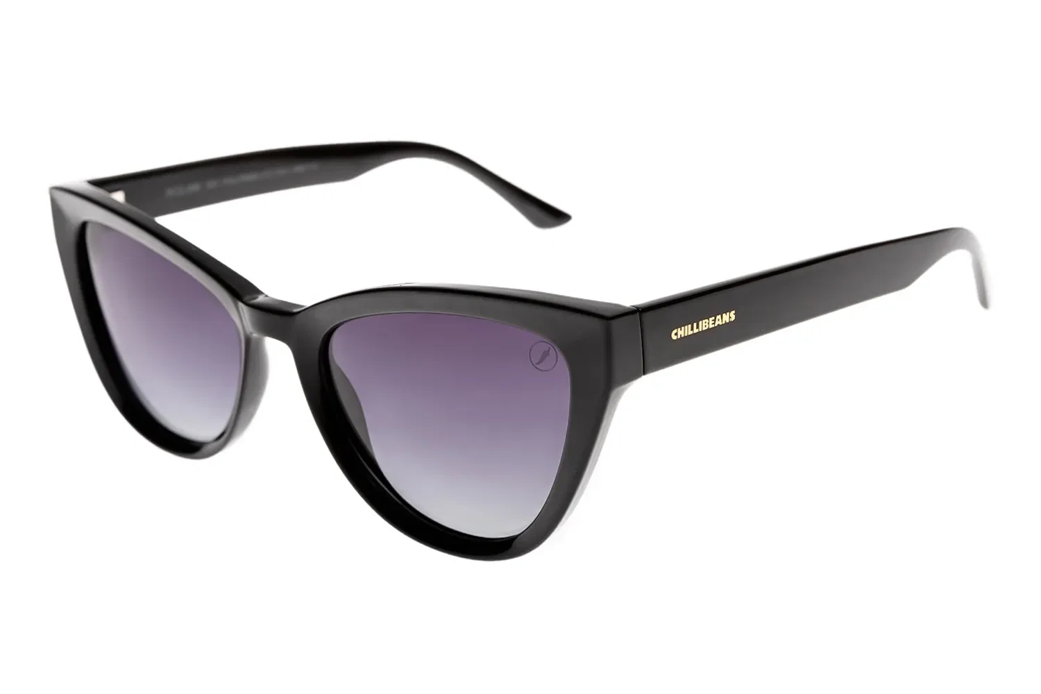 Óculos De Sol Feminino Eco Cat Polarizado Preto — imagem 1