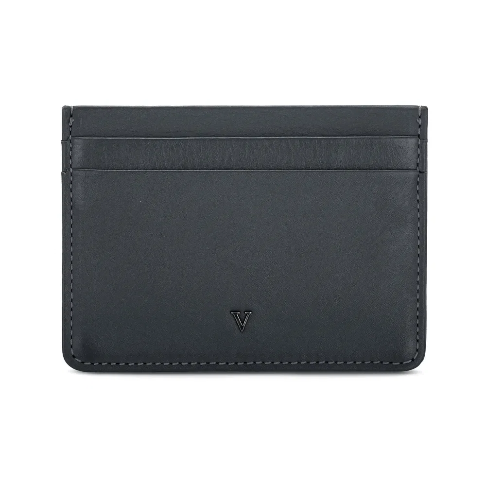 Porta-Cartões Masculino Couro Azul