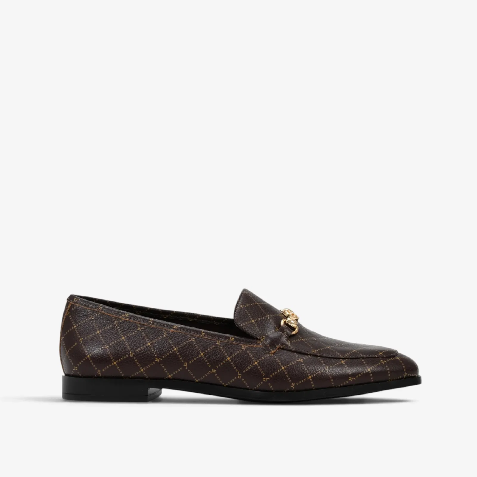 Loafer Monograma Jb Marrom Café Couro