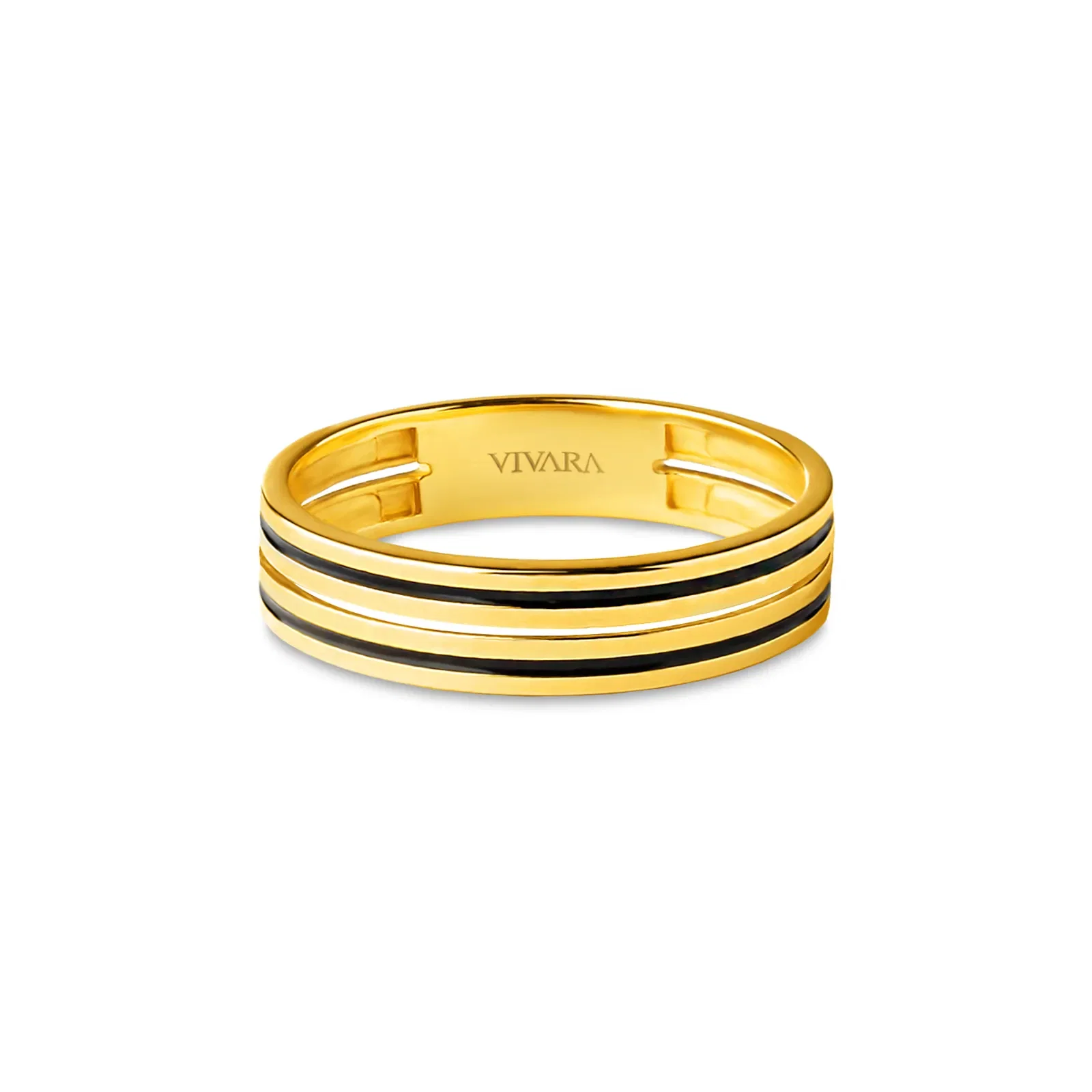 Anel Legado em Ouro Amarelo 18k com Esmalte