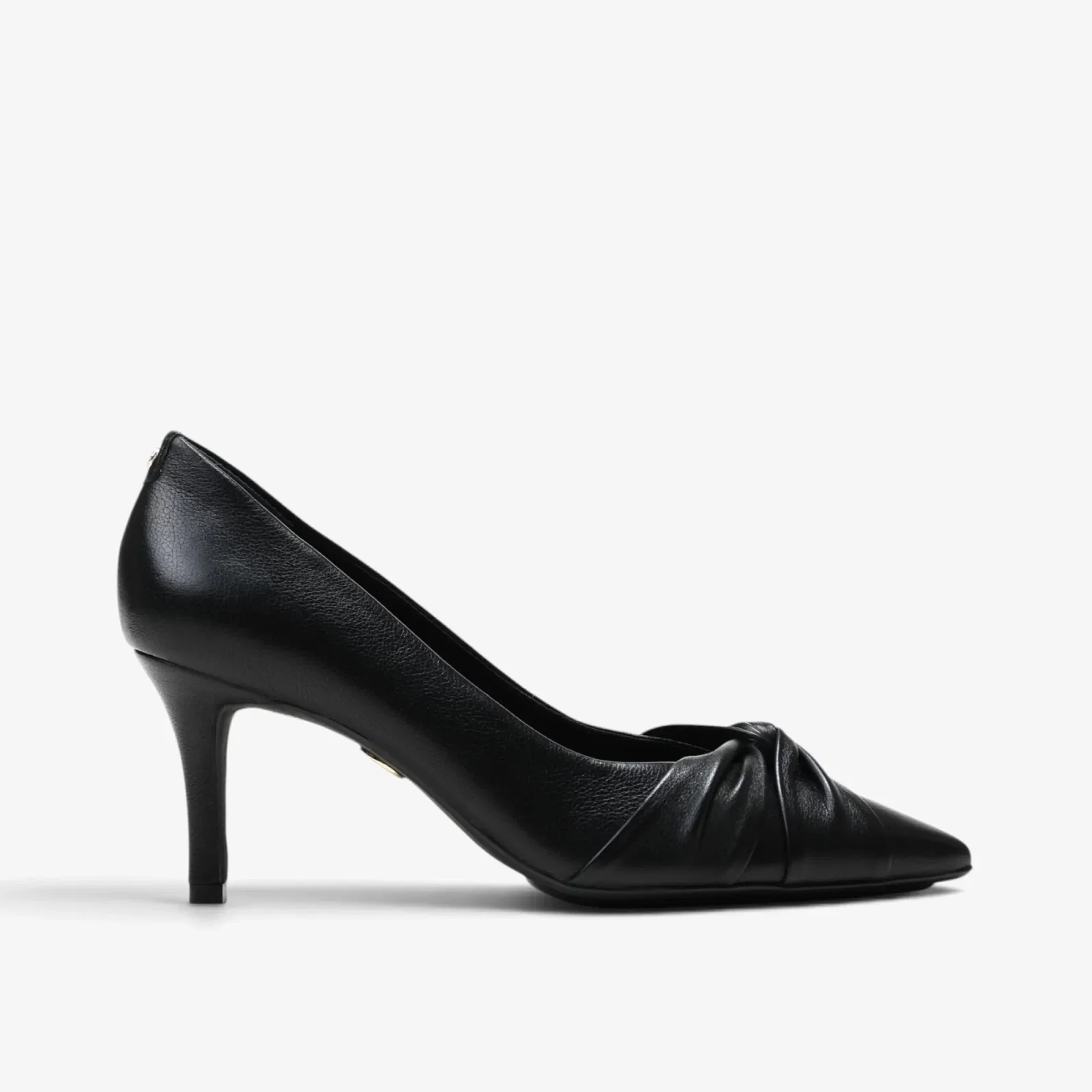 Scarpin Preto Couro