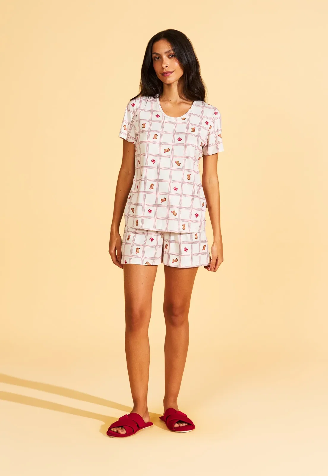 Pijama Curto De New Skin Recco
