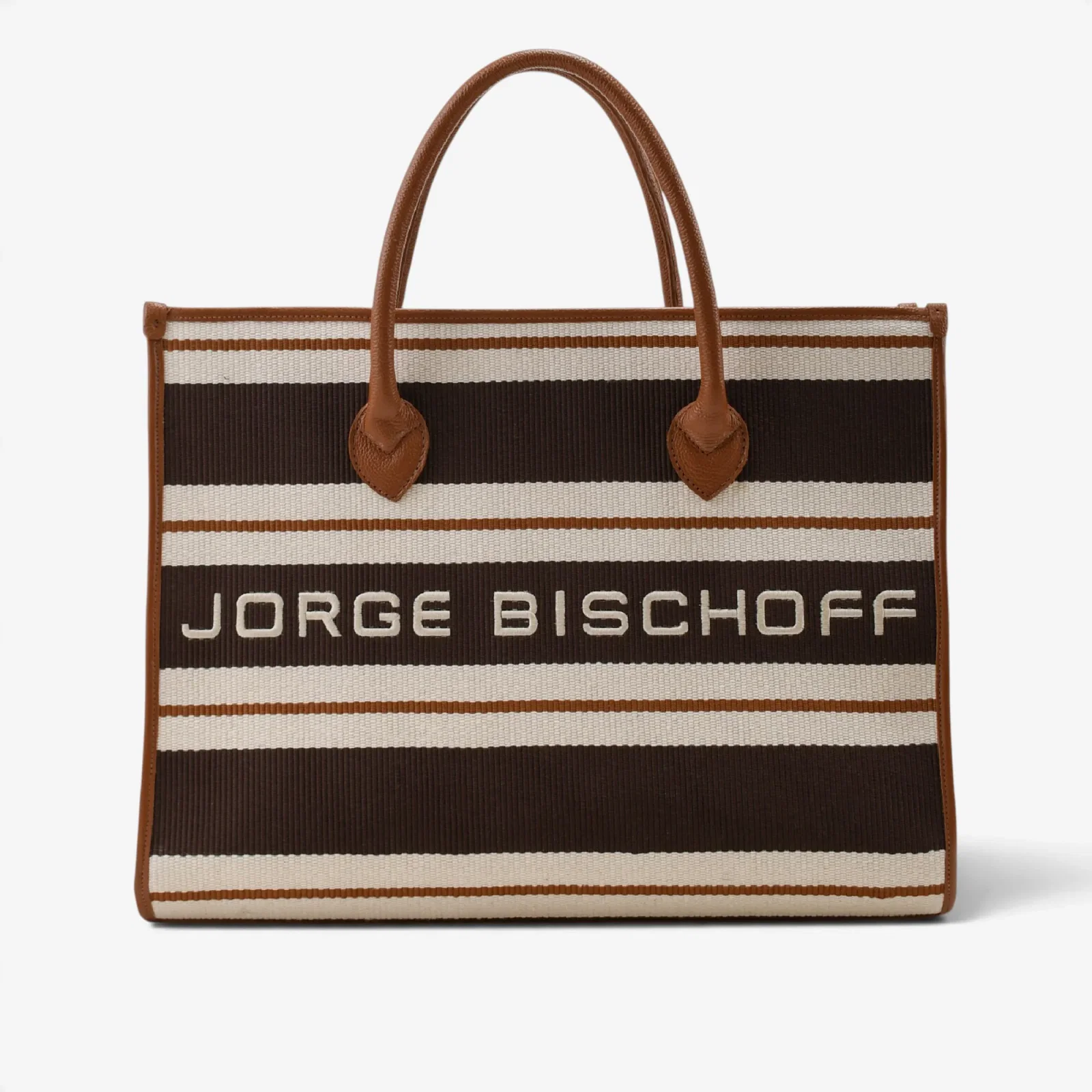 Bolsa Shopping Tecido Listrado
