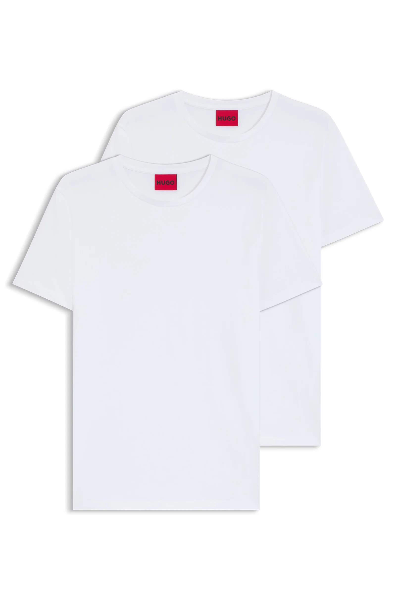 Pack De 2 Camisetas Gola Redonda Em Algodão Stretch — imagem 1