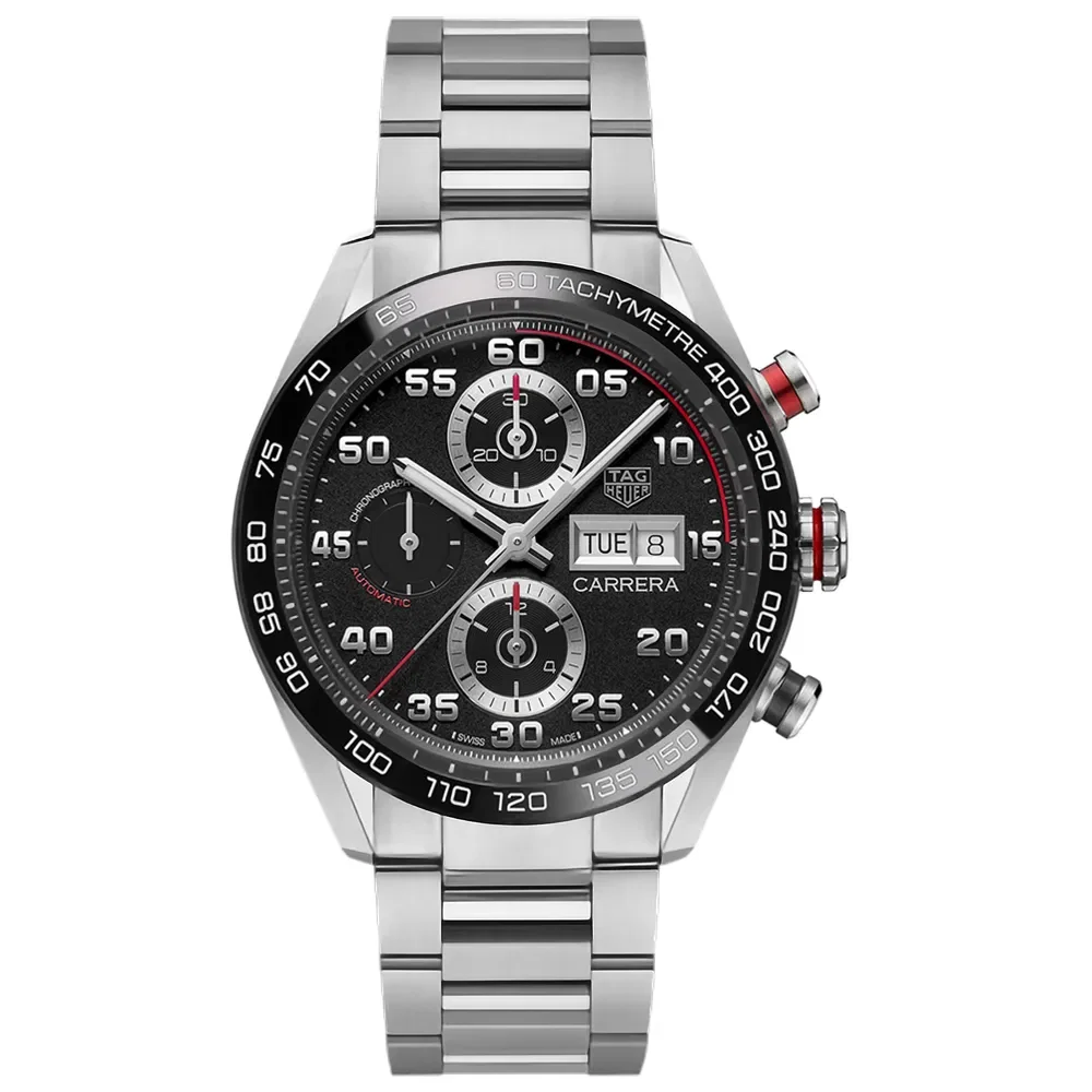 Relógio Tag Heuer Carrera Automático Masculino em Aço Prateado CBN2A1AA.BA0643 — imagem 1