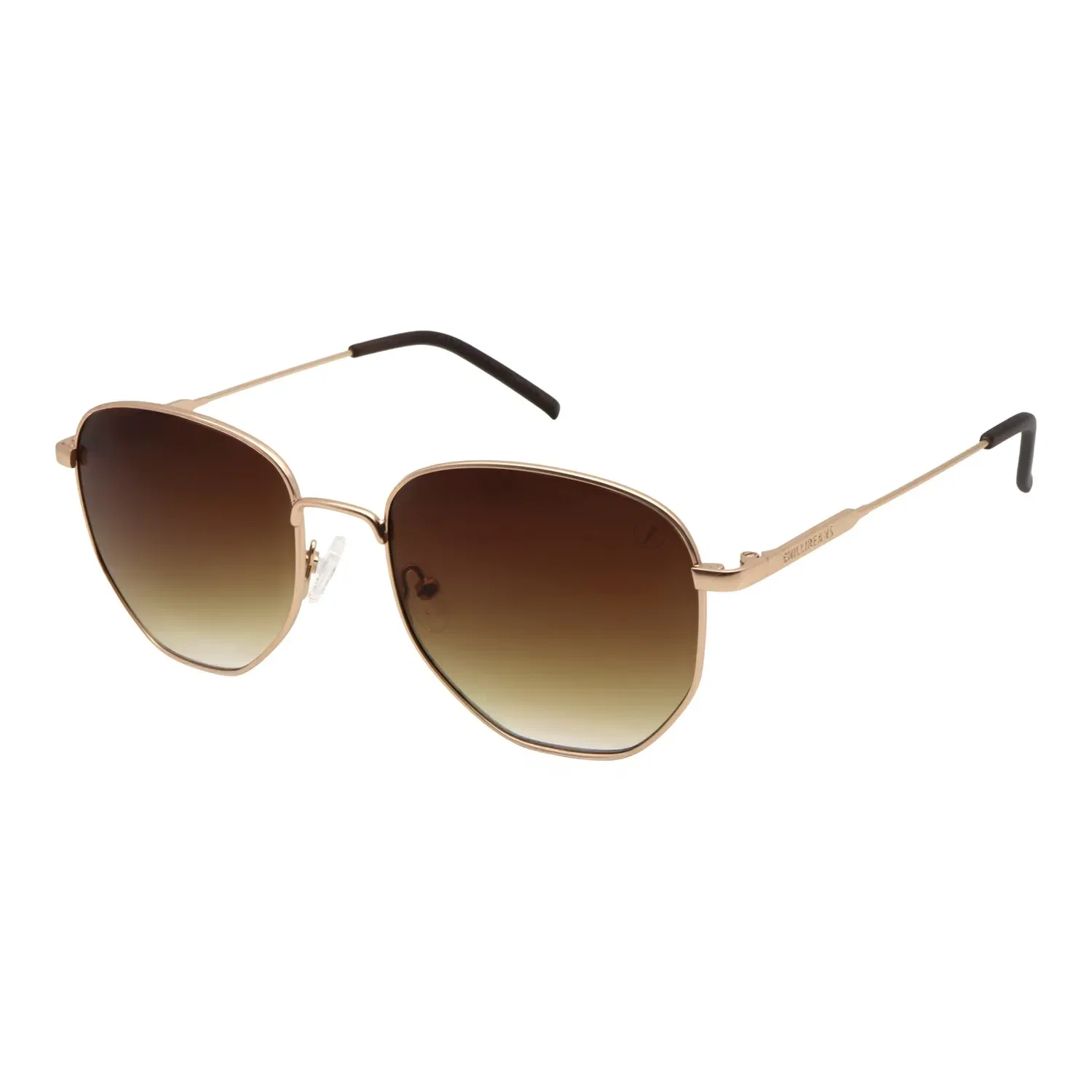 Óculos de Sol Masculino Chilli Beans Redondo Dourado — imagem 1