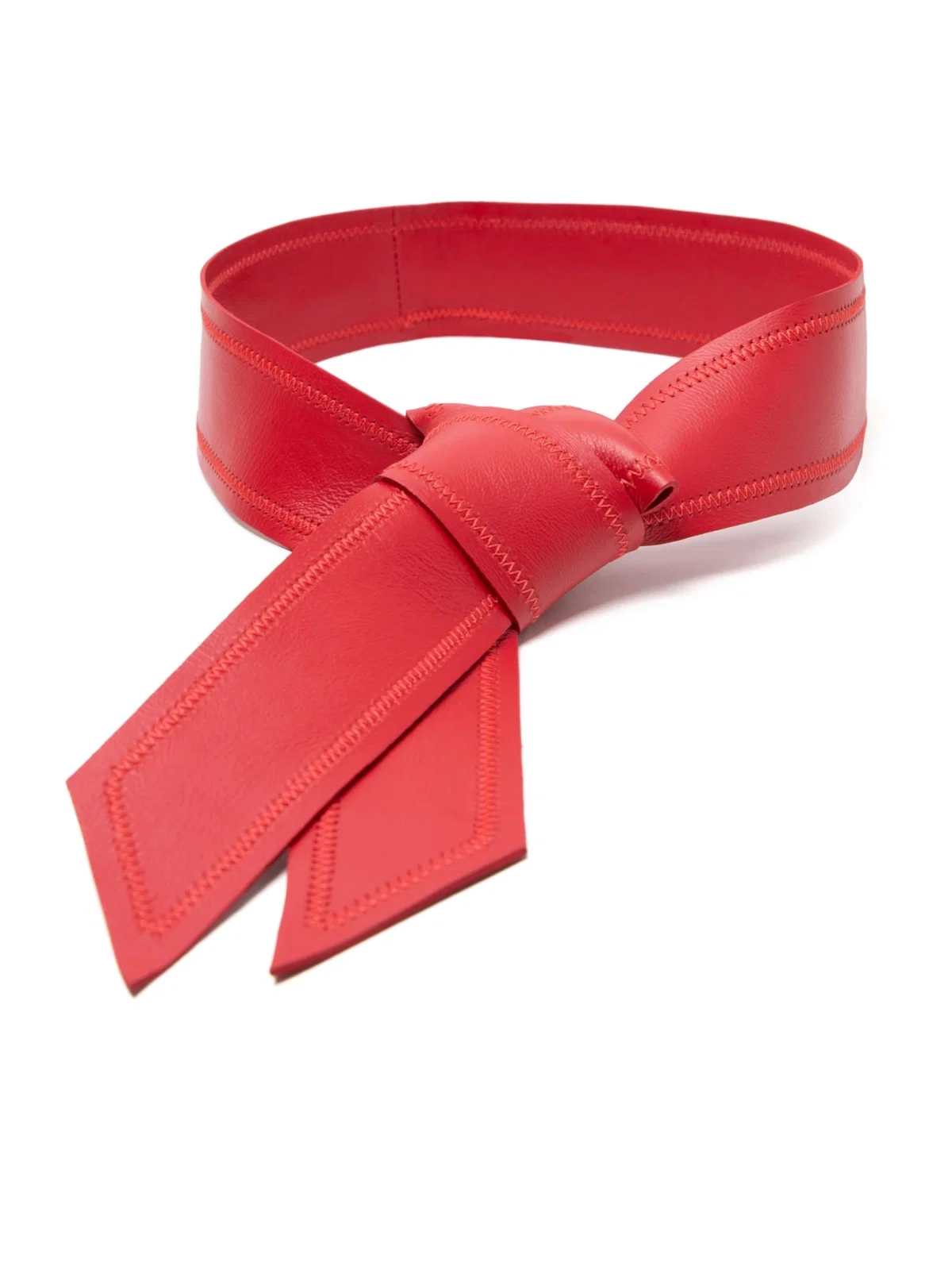 Cinto Couro Obi Vermelho