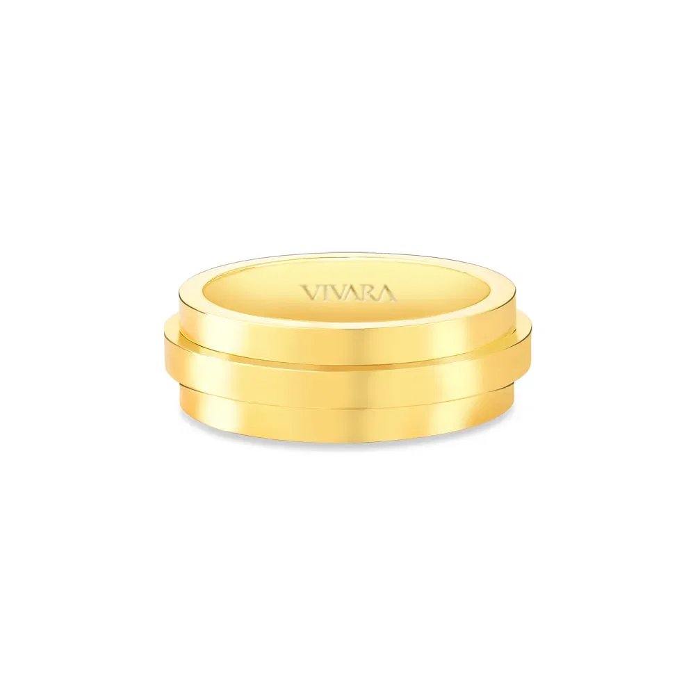 Aliança Love Me em Ouro Amarelo 18k, 6mm