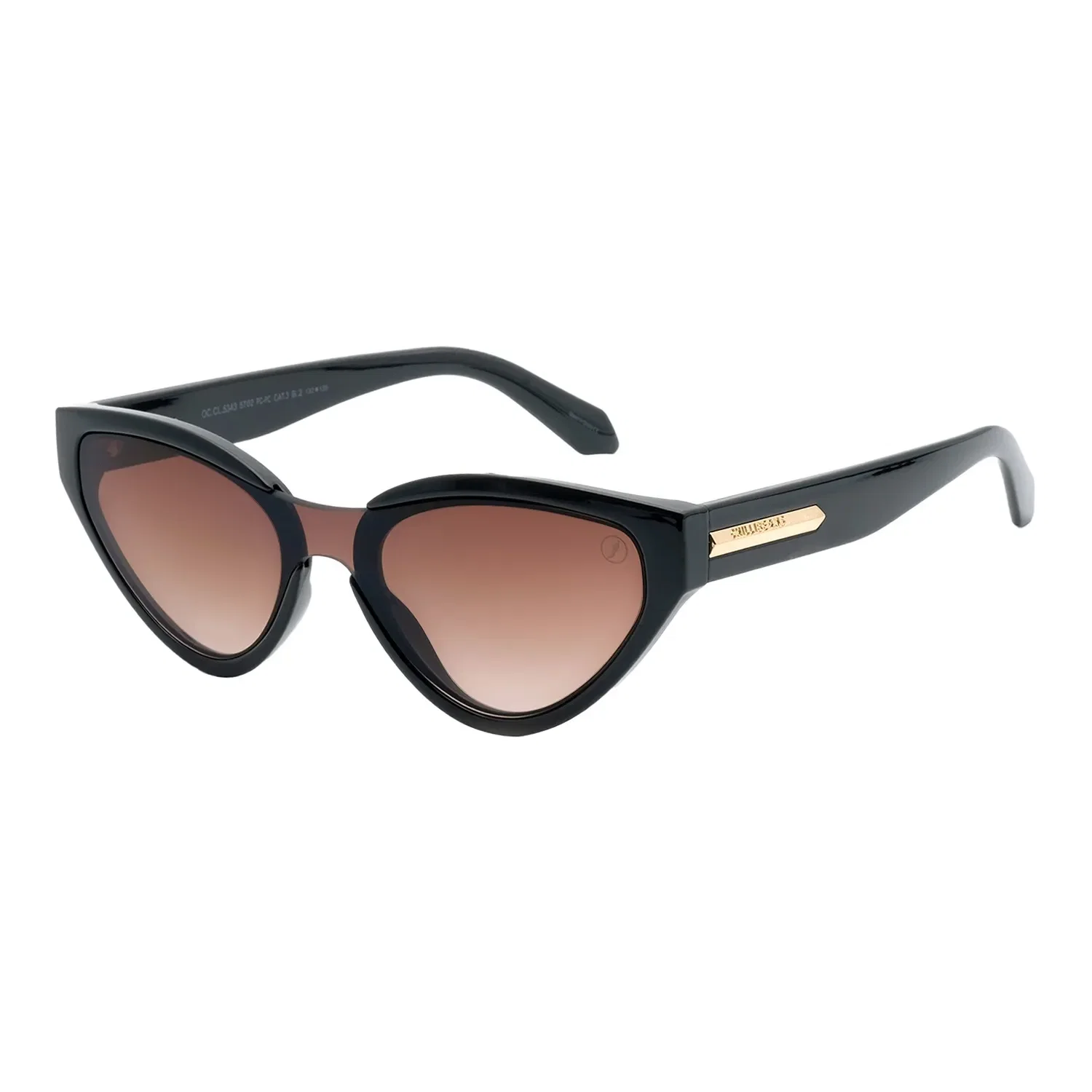 Óculos de Sol Feminino Infinity Cat Degradê Marrom