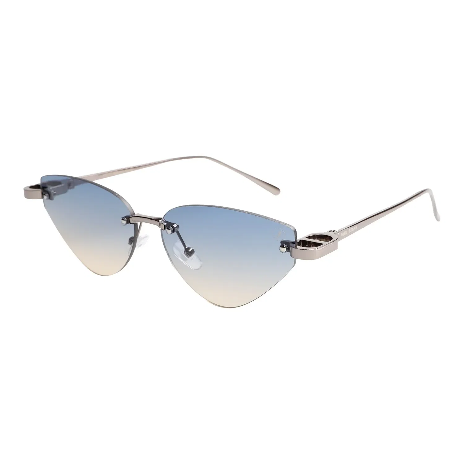 Óculos de Sol Feminino Chilli Beans Trend Redondo Azul — imagem 1