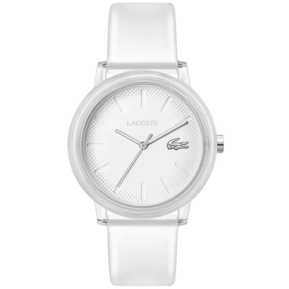 Relógio Lacoste Masculino Borracha Branco 2011317 — imagem 1