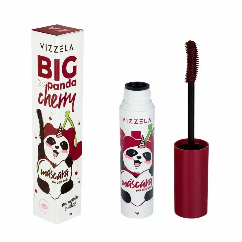 Máscara para Cílios Vizzela Big No Panda Cherry 5g