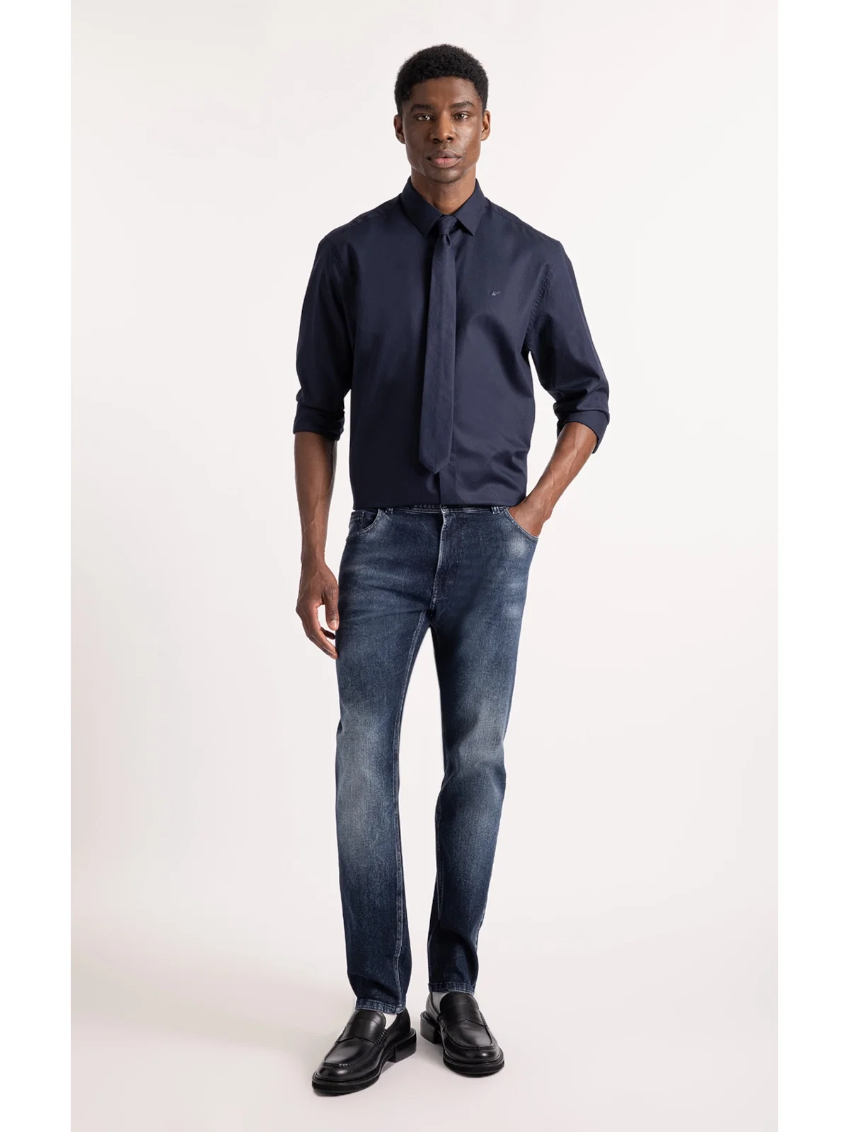 Calça Low Rise Lav. Escuro