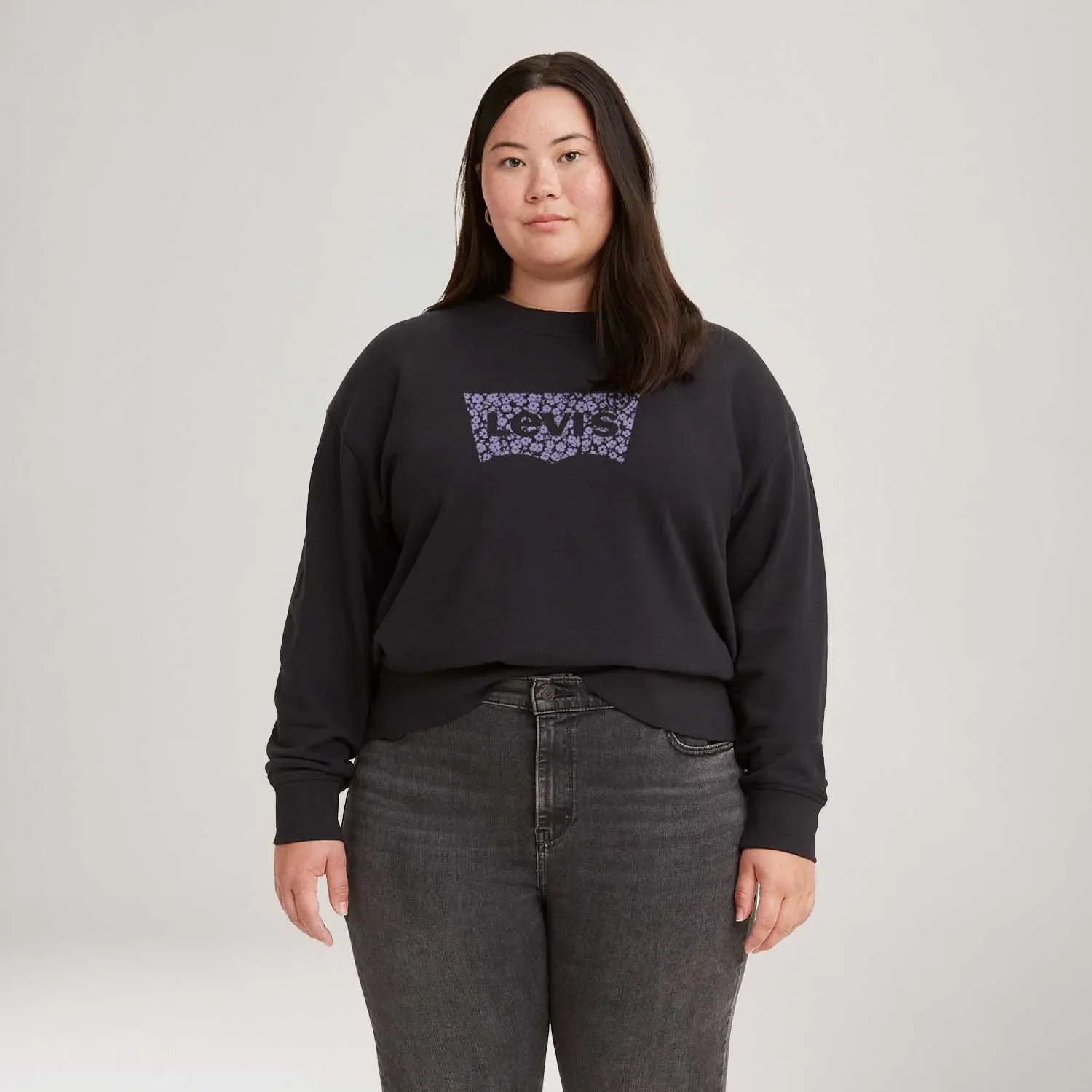 Moletom Levi's® Graphic Standard Plus Size Preto