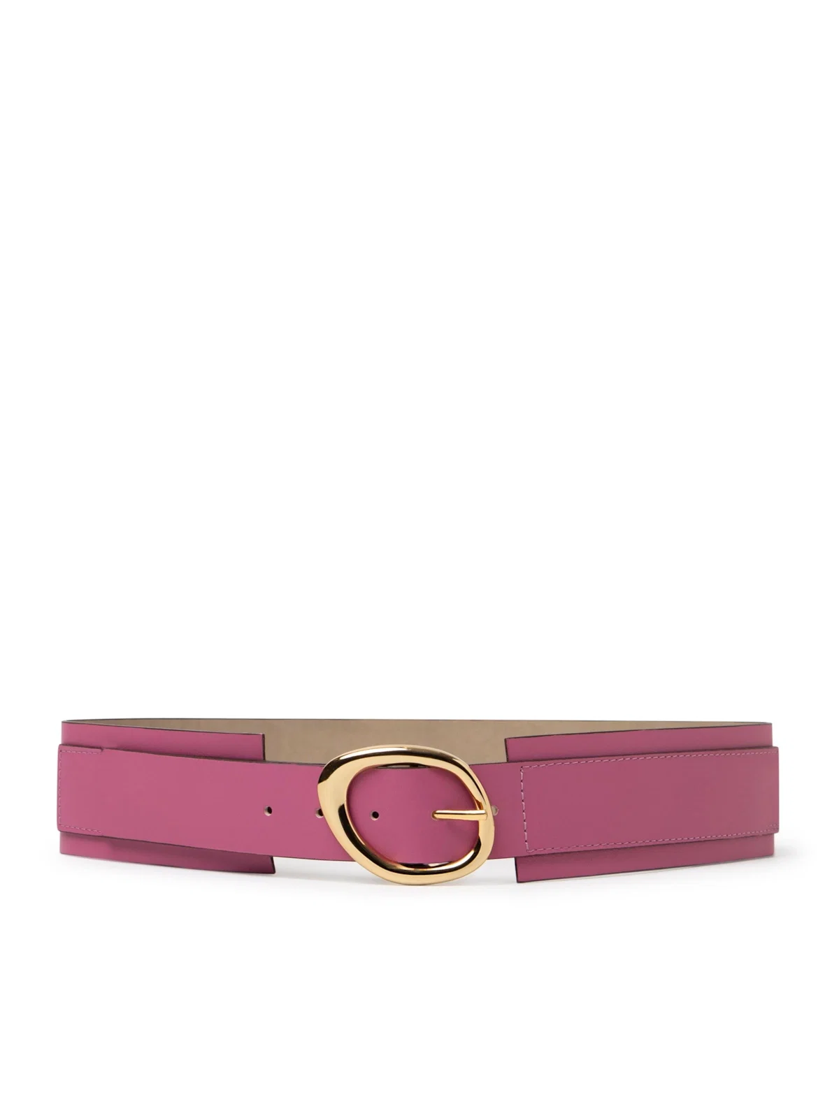 Cinto Couro Fivela Magenta