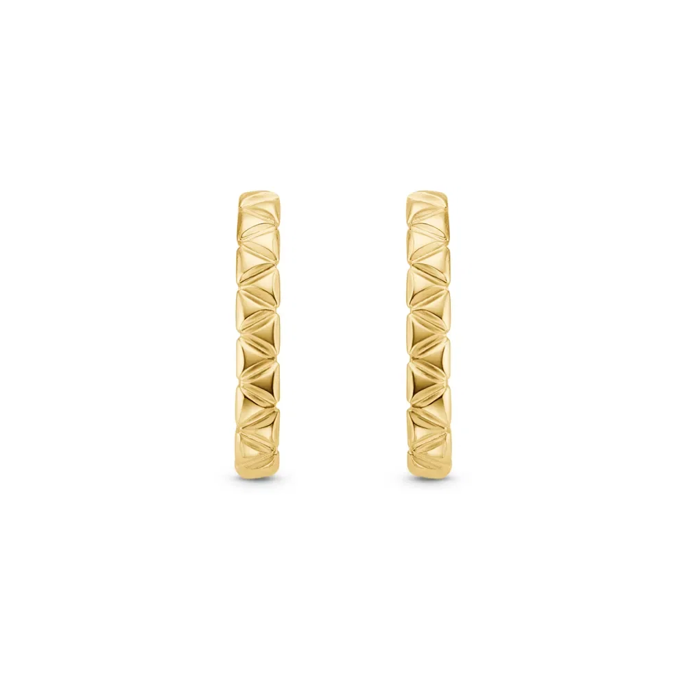 Brinco Ear Hook Icona em Ouro Amarelo 18k
