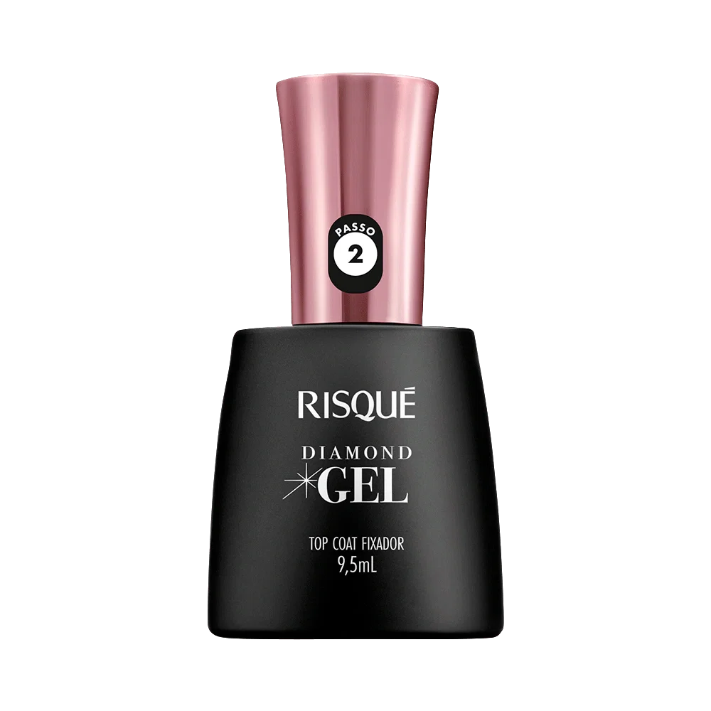 Top Coat Fixador Risqué Diamond Gel 9,5ml