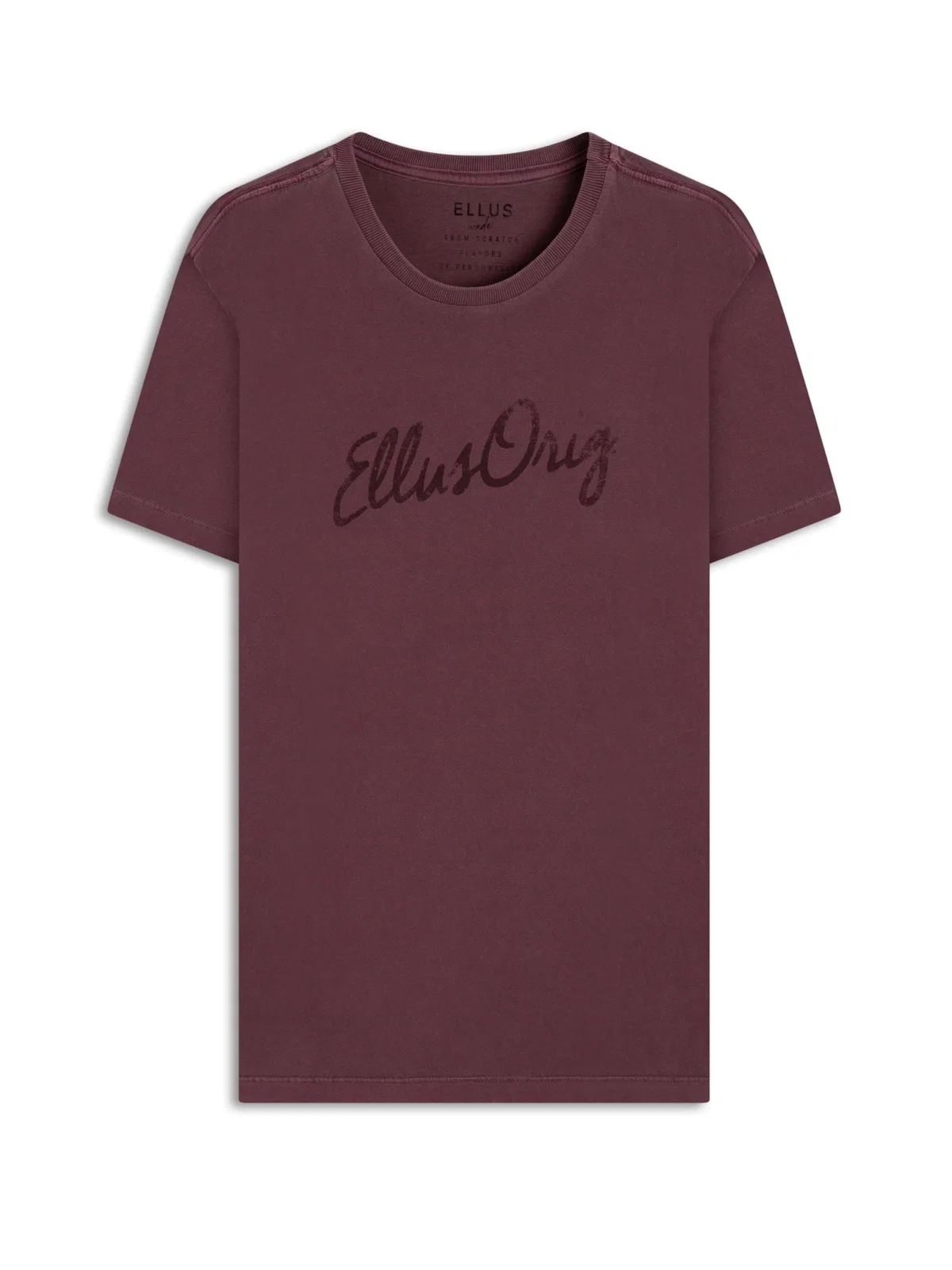 T-Shirt Washed Ellus Classic Bordeaux — imagem 1