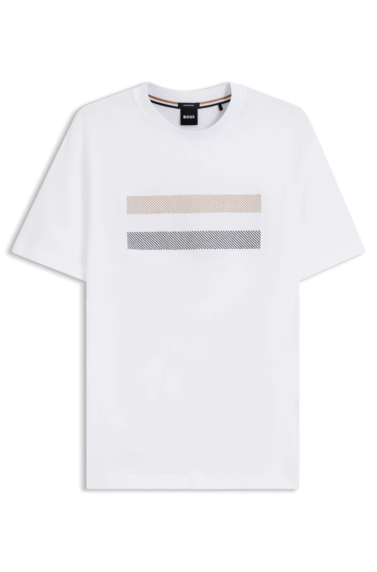 Camiseta Em Jersey De Algodão Com Logo