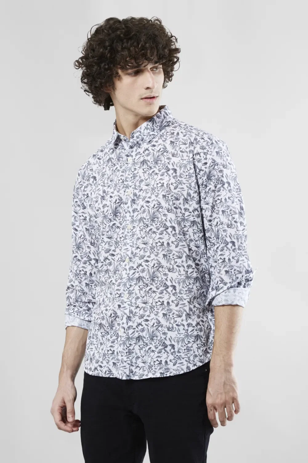 Camisa RESERVA Floral Carnaval Micro