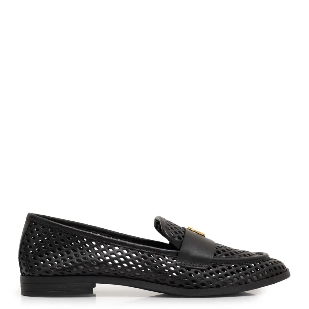 Mocassim Preto Laser Medalha — imagem 1