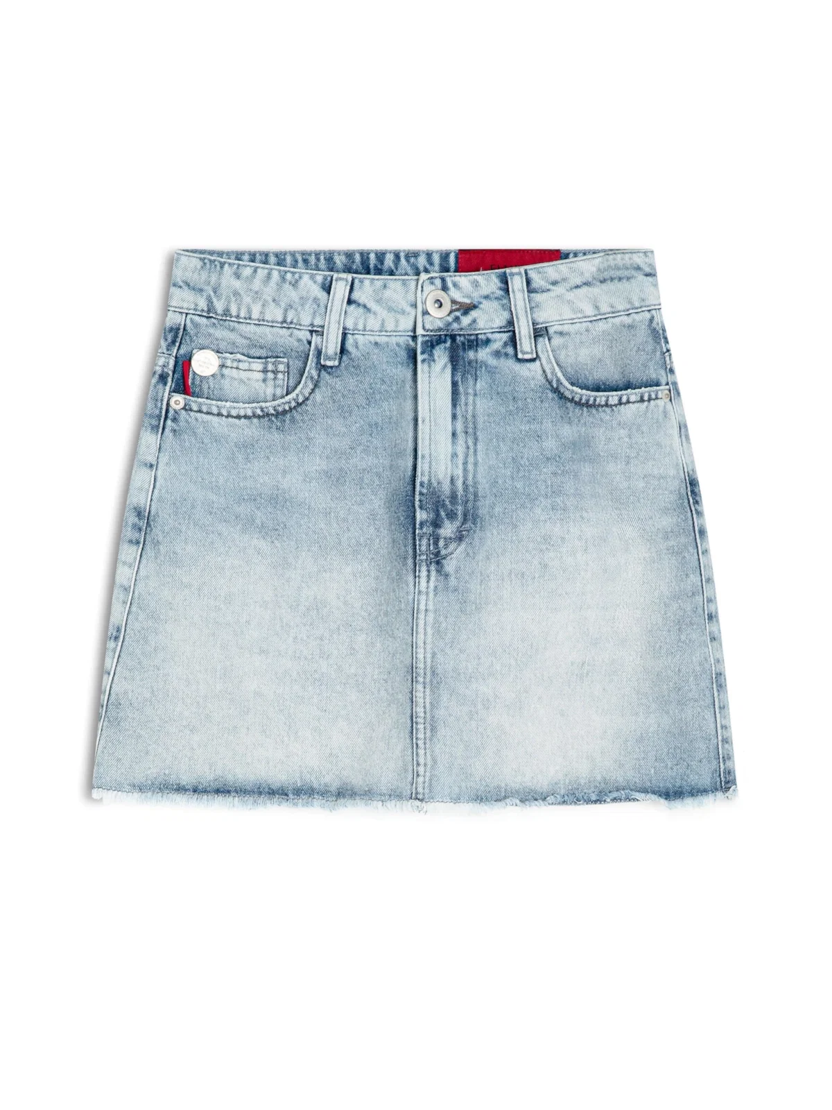 Saia Vintage Denim Emma Lav.Claro C/ Sky — imagem 1