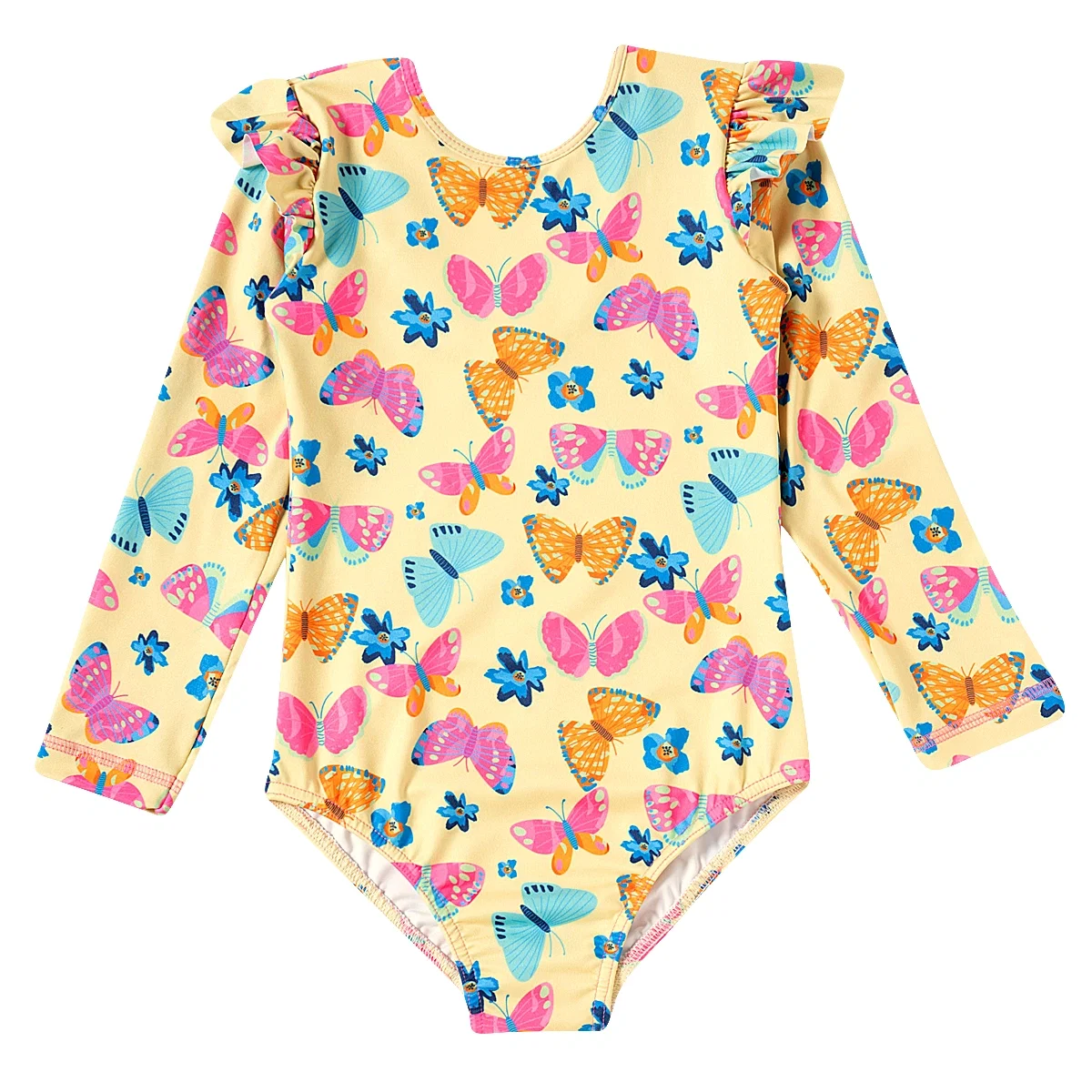 Body Praia Manga Longa Juvenil Butterfly Lycra Proteção Uv 50+ Tip Top