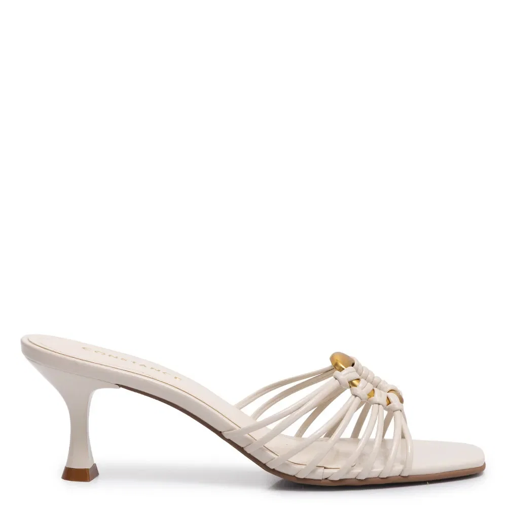 Tamanco Off White Detalhe Argola — imagem 1