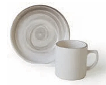 Xícara de Chá Pierre de Vênus Stoneware Kenya Bege 215ml