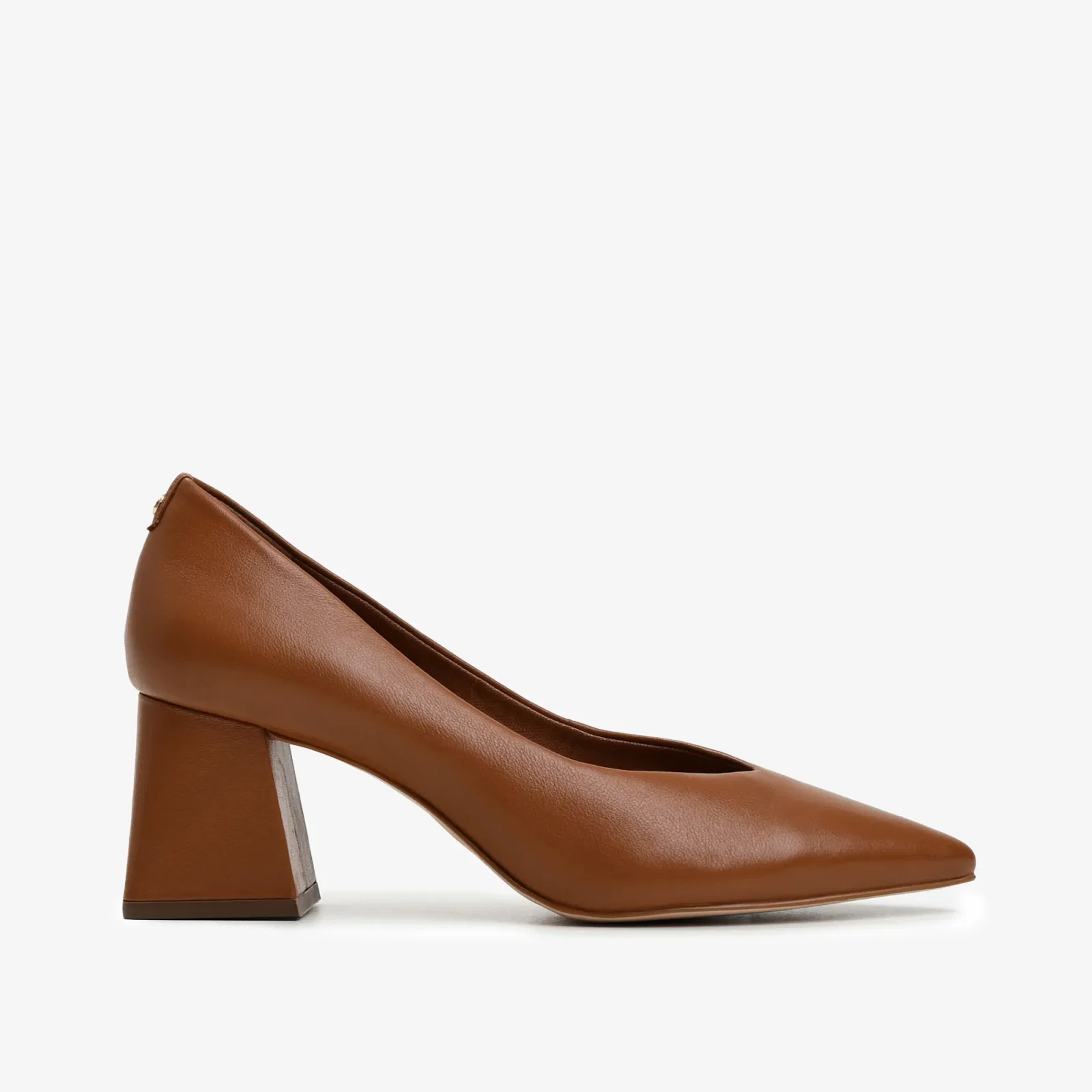 Scarpin Caramelo Mascavo Couro