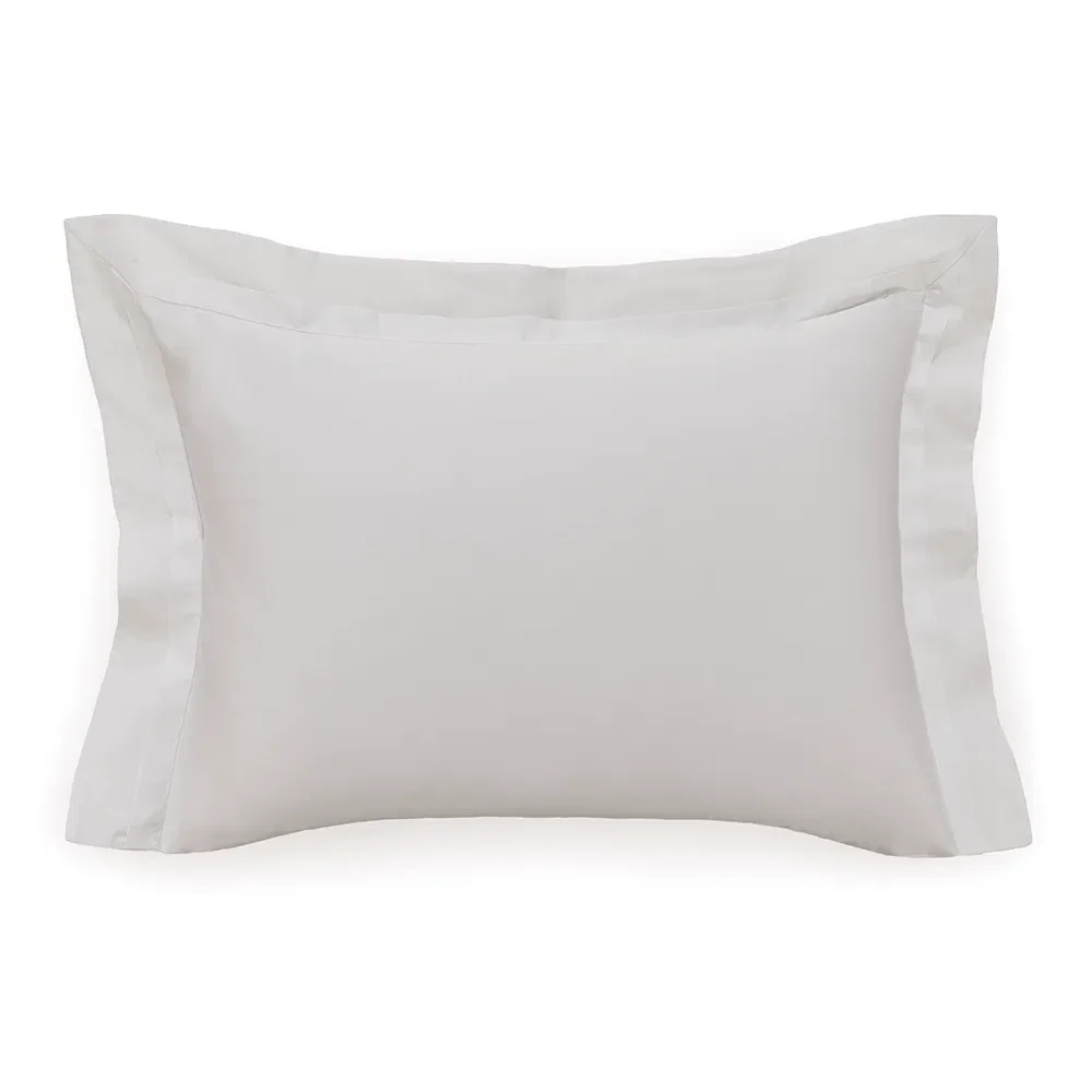 Fronha Trussardi 300 fios Cetim 100% Algodão Egípcio Vercelli Branco