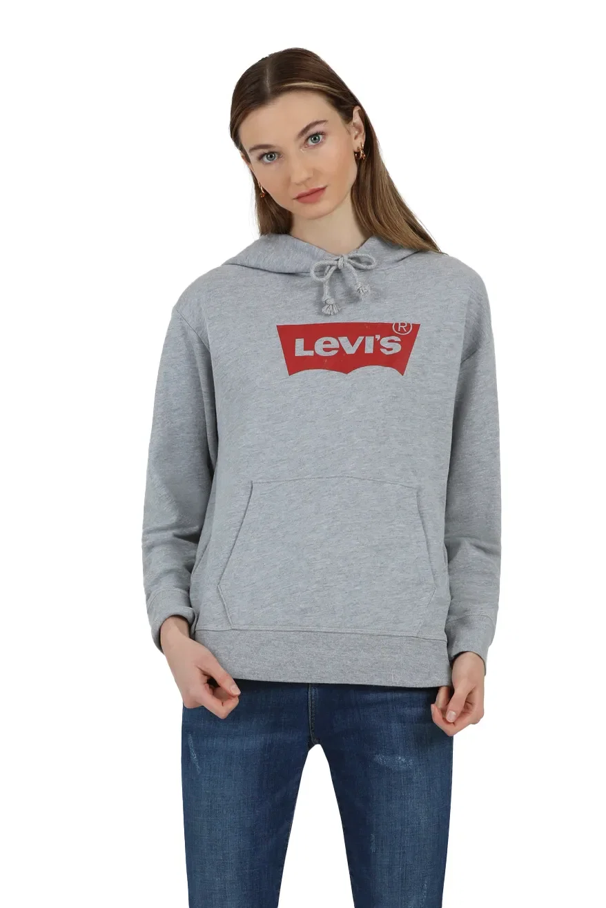 Moletom Levi's® Graphic Standard Hoodie Cinza — imagem 1