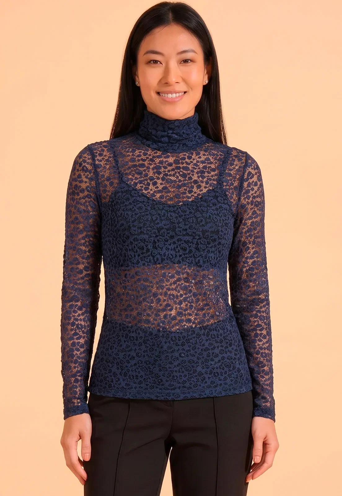 Blusa Manga Longa De Rendão — imagem 1