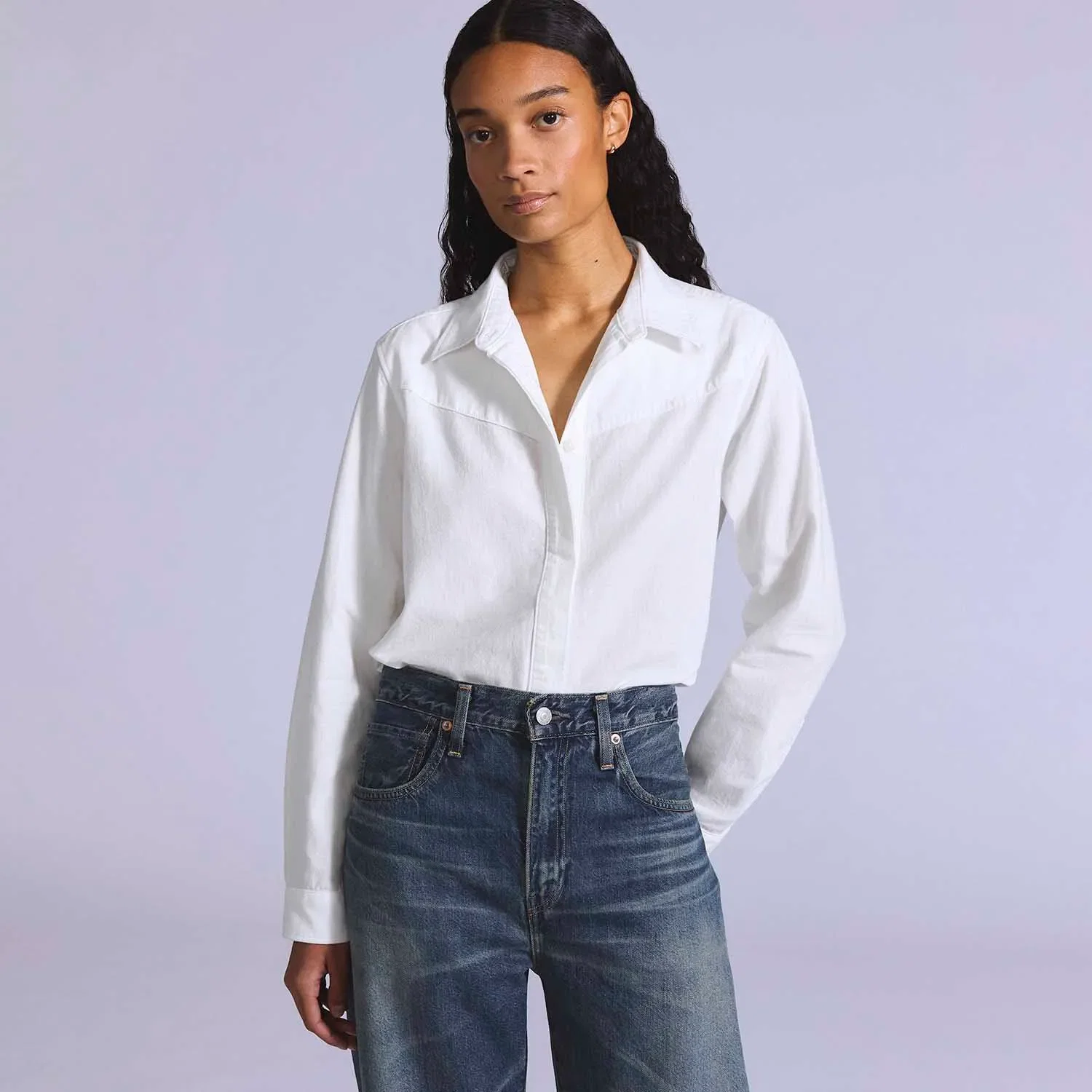 Camisa Levi's® Blue Tab Club Shirt Manga Longa — imagem 1