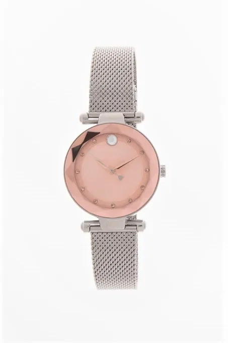 Relógio Analógico Feminino Chilli Beans Redondo Prata Rosé