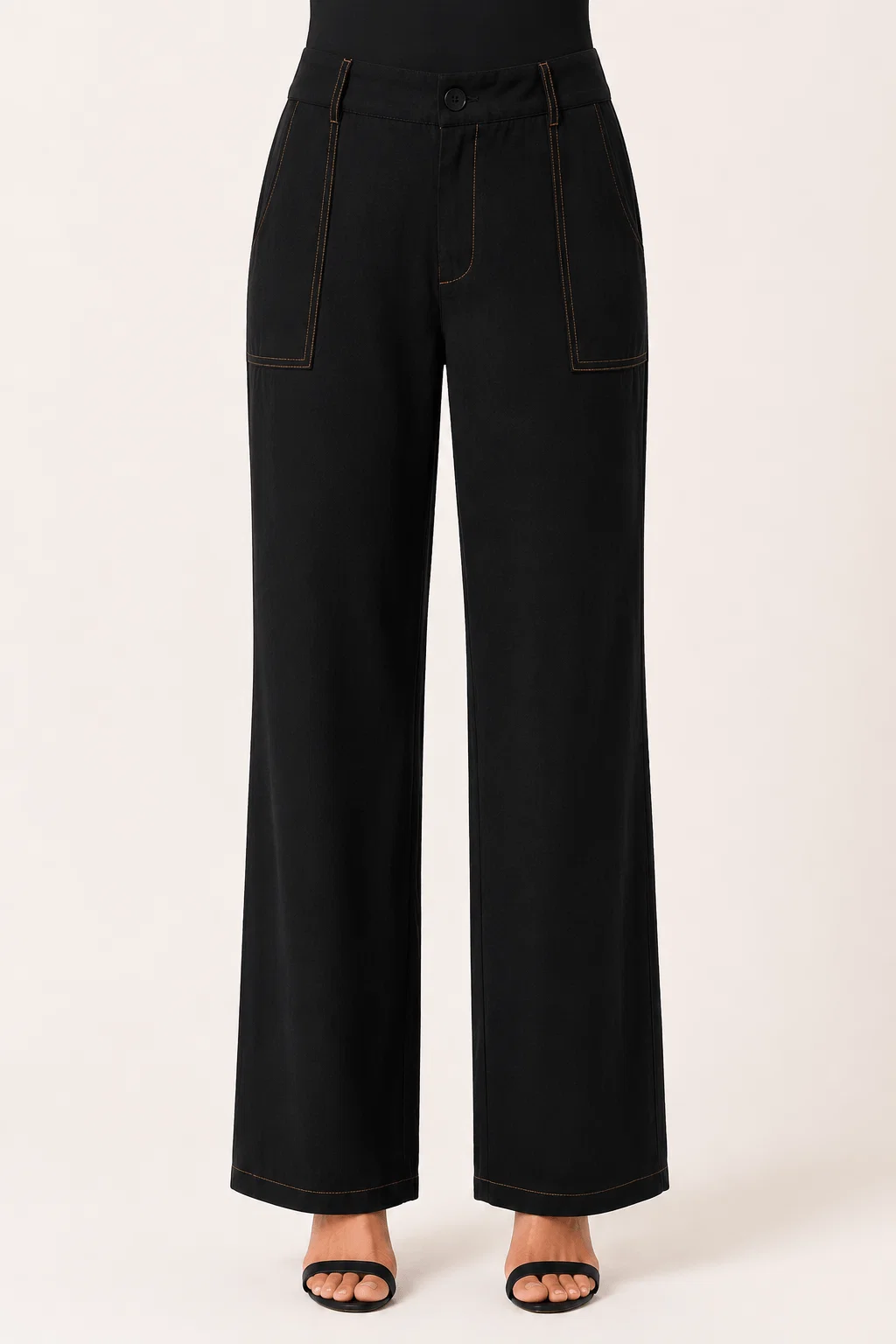 Calça Panatalona Presponto Contrastante - Preto