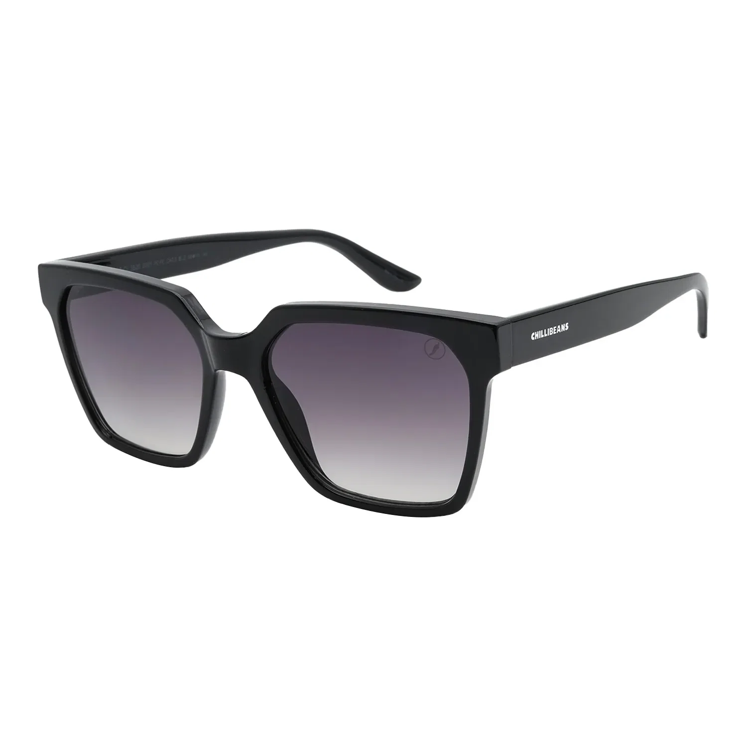 Óculos de Sol Feminino Chilli Beans Quadrado Degradê Preto — imagem 1