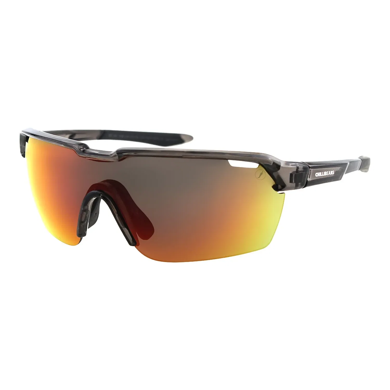 Óculos de Sol Masculino Chilli Beans Esporte Espelhada Cinza — imagem 1