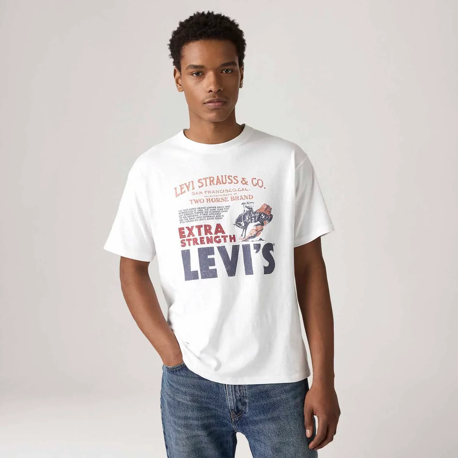 Camiseta Levi's® Vintage Graphic Branca — imagem 1