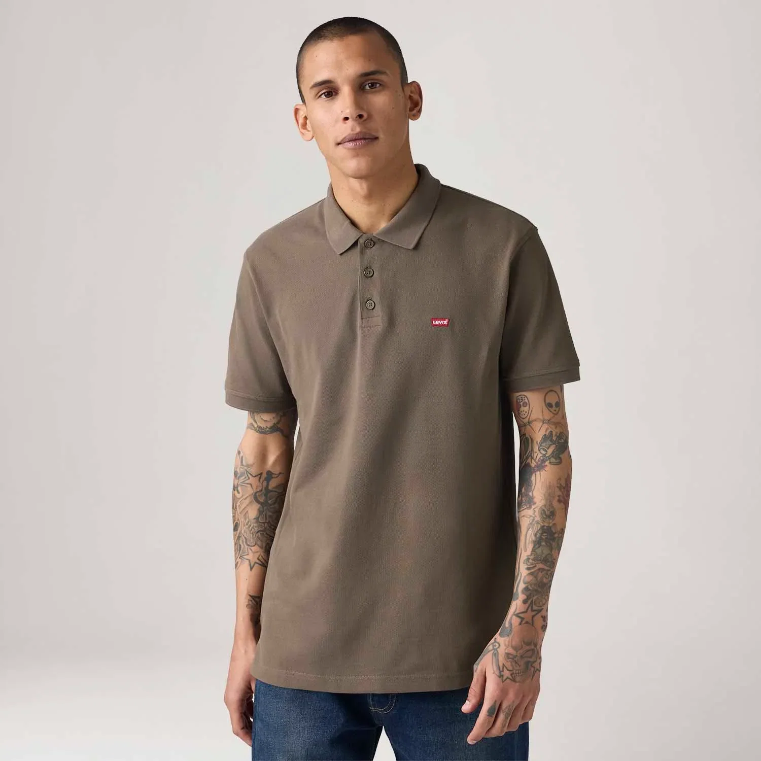 Polo Levi's® Housemark Marrom — imagem 1