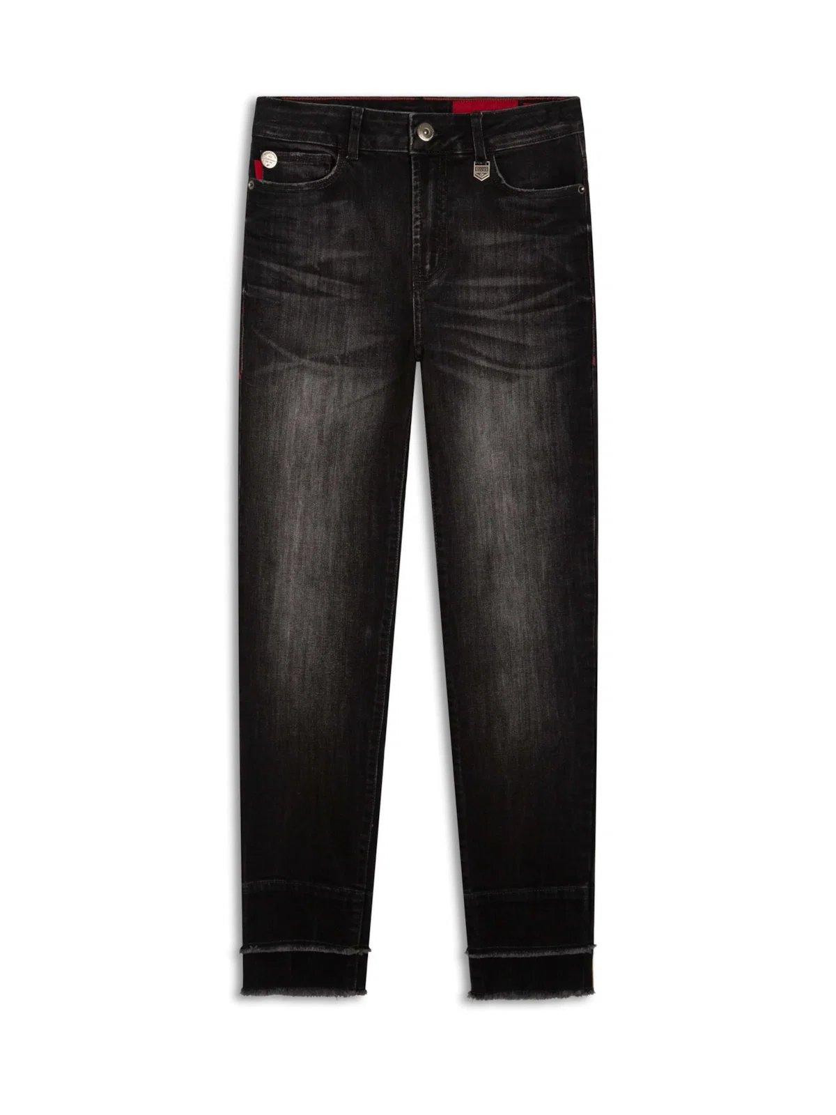 Calça Jeans Intense Black Skinny 1515- Lav.Black C/ Tie Dy — imagem 1