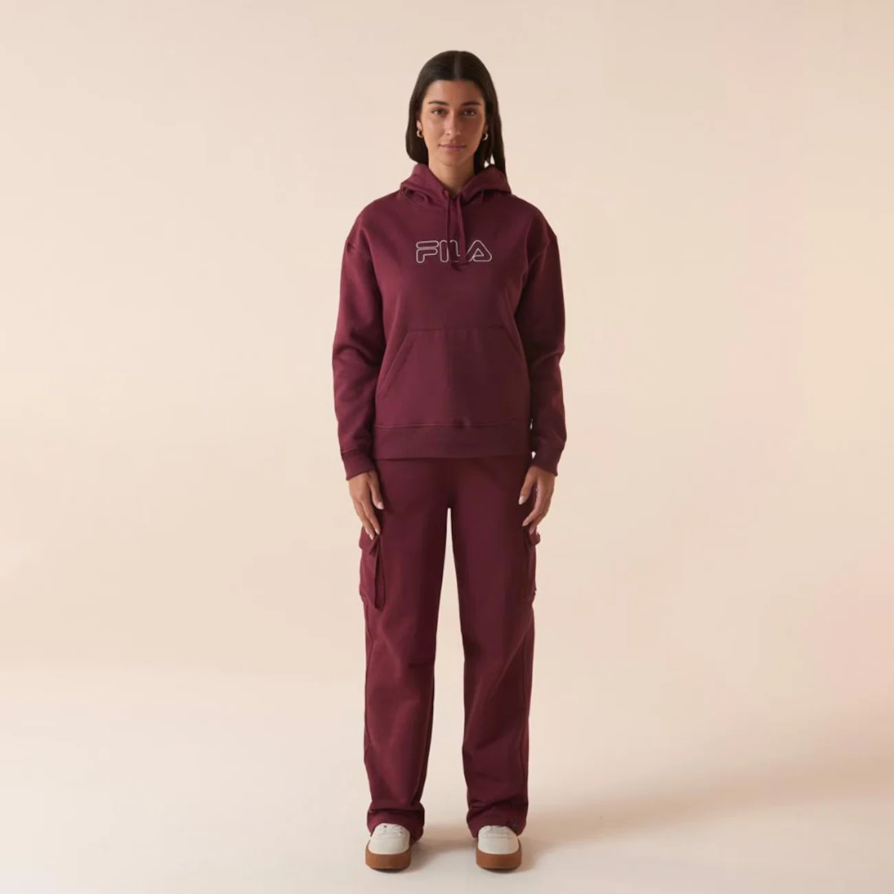 Calça Fila Comfort Cargo Letter Feminina