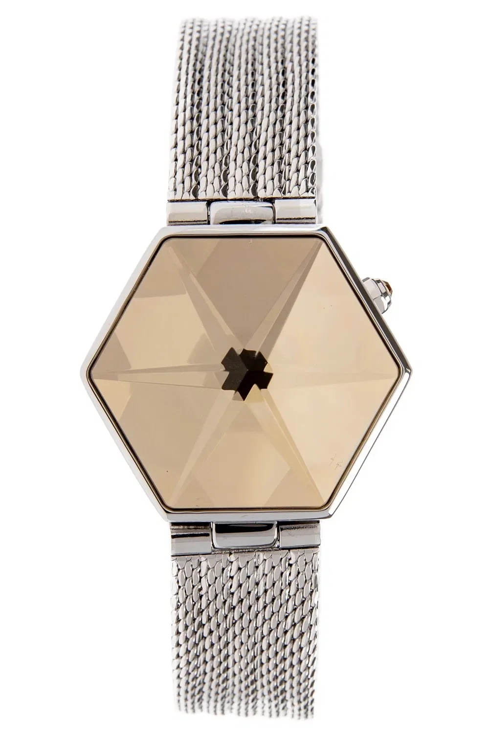 Relógio Digital Feminino Chilli Beans Hexagonal Prata — imagem 1