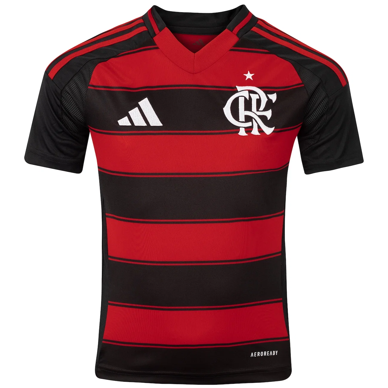 Camisa do Flamengo I 25/26 Adidas Infantil Torcedor — imagem 1