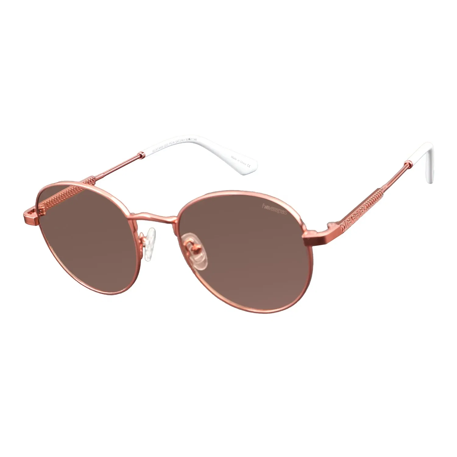 Óculos de Sol Feminino Havaianas Redondo Casual Marrom — imagem 1