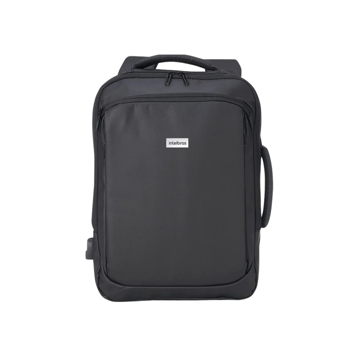 Mochila em Couro Sintético Preta Intelbras — imagem 1