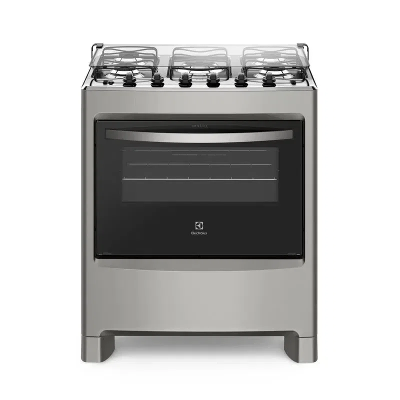 Fogão 5 Bocas Electrolux Prata com Ultra Chama e Vidro Interno Removível (76LSU) — imagem 1