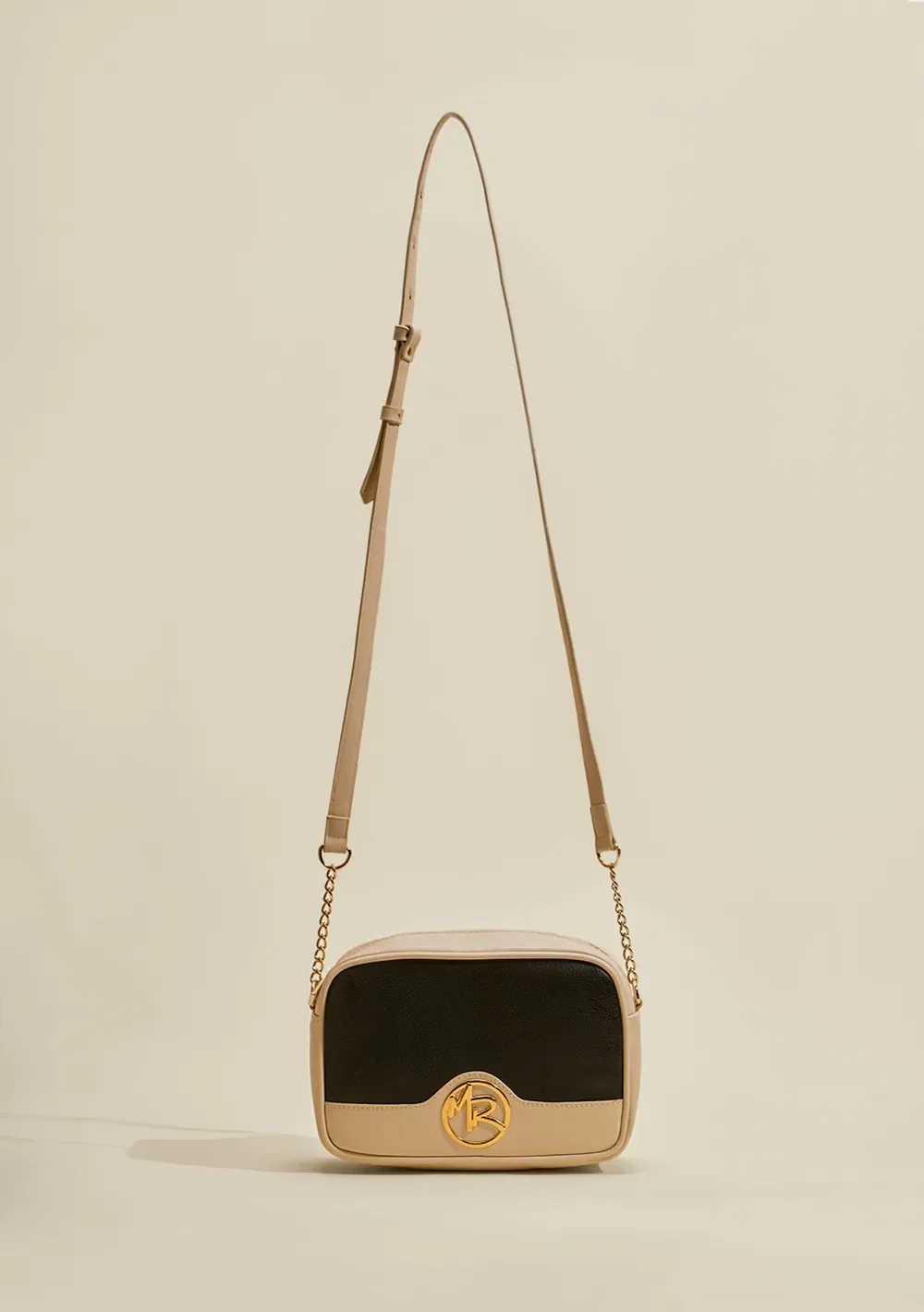 Bolsa Crossbody Alça Corrente Preto